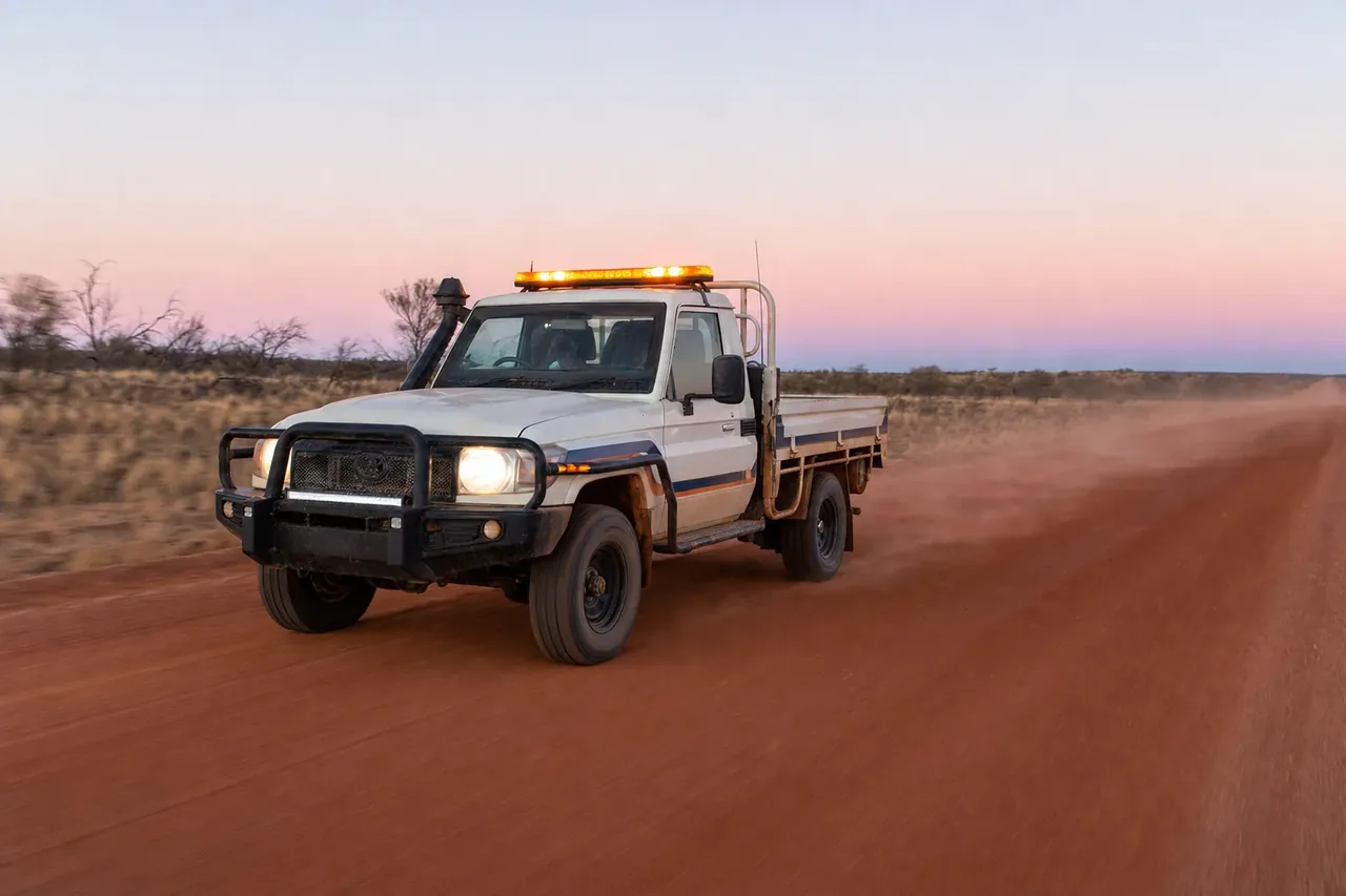 2UP emergency hotshot run on the Meekatharra to Pilbara route, WA